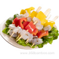 Food Grade Bamboo Flat Skewers Hot Dogs Picks